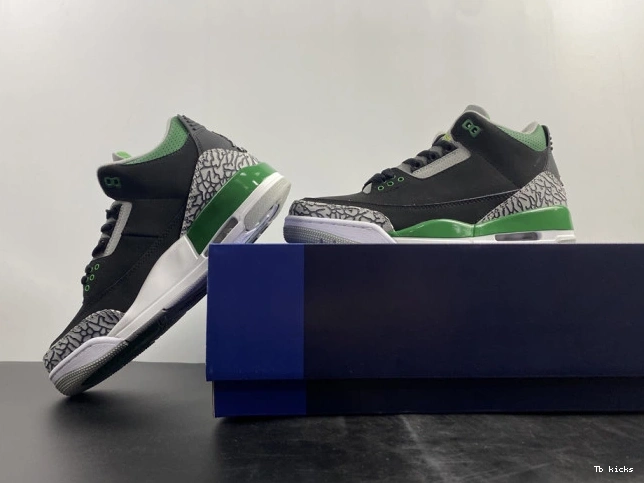 Reps TBK CT8532-030 3 Air Pine Green Jordan 0822